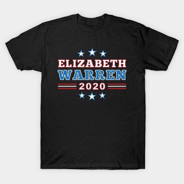 Democrat Elizabeth Warren for President 2020 Campaign T-Shirt by Elvdant